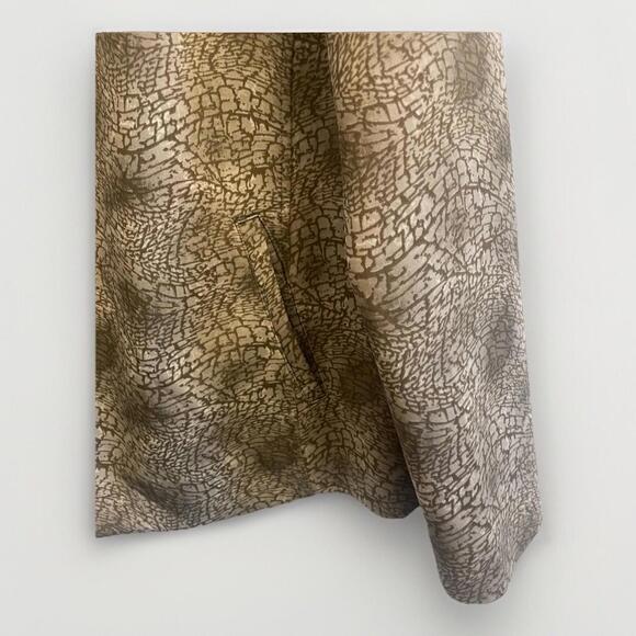 Chicos Blazer Women's 2 US 12 Taupe Gray‎ Stretchy Lightweight Unlined - Picture 6 of 9